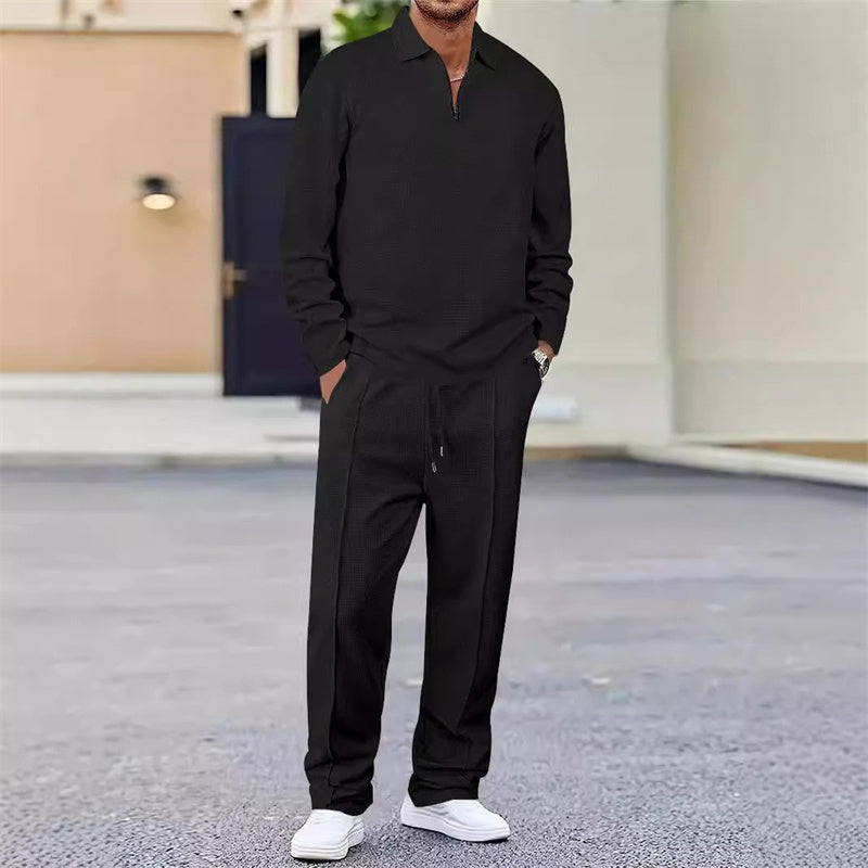 Conjunto sudadera y pantalón de corte recto