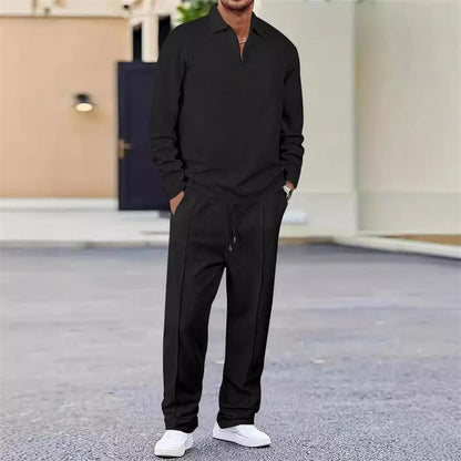 Conjunto sudadera y pantalón de corte recto