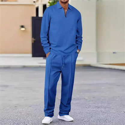 Conjunto sudadera y pantalón de corte recto